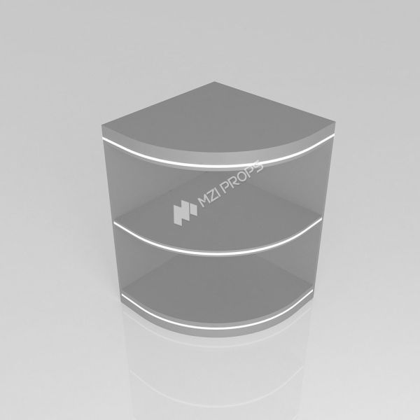 ショップ カウンター グレー 木製 キャッシング 組み込みライトストライプ ファッション・フォワード ディスプレイキャビネット パーソナライズドショップフィッティング