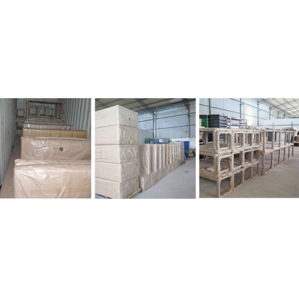 OHSAS18001 Certificate Airport Seating 4 Seater Wooden Bench