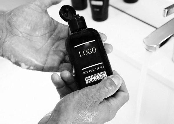 Private Label Male Daily Foaming Scrub , Natural And Organic Ingredients Face Wash Cream