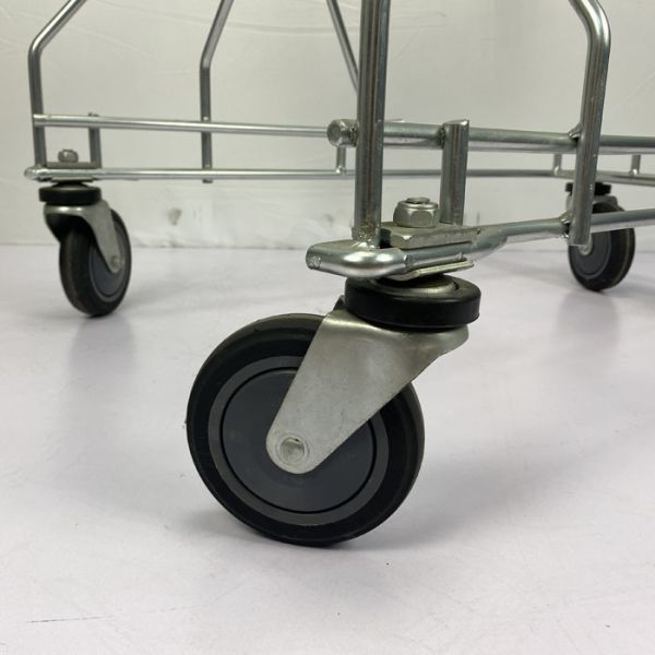 Australian Style 150L Supermarket Shopping Trolley Metal Gray Chain Store Shopping Cart CE