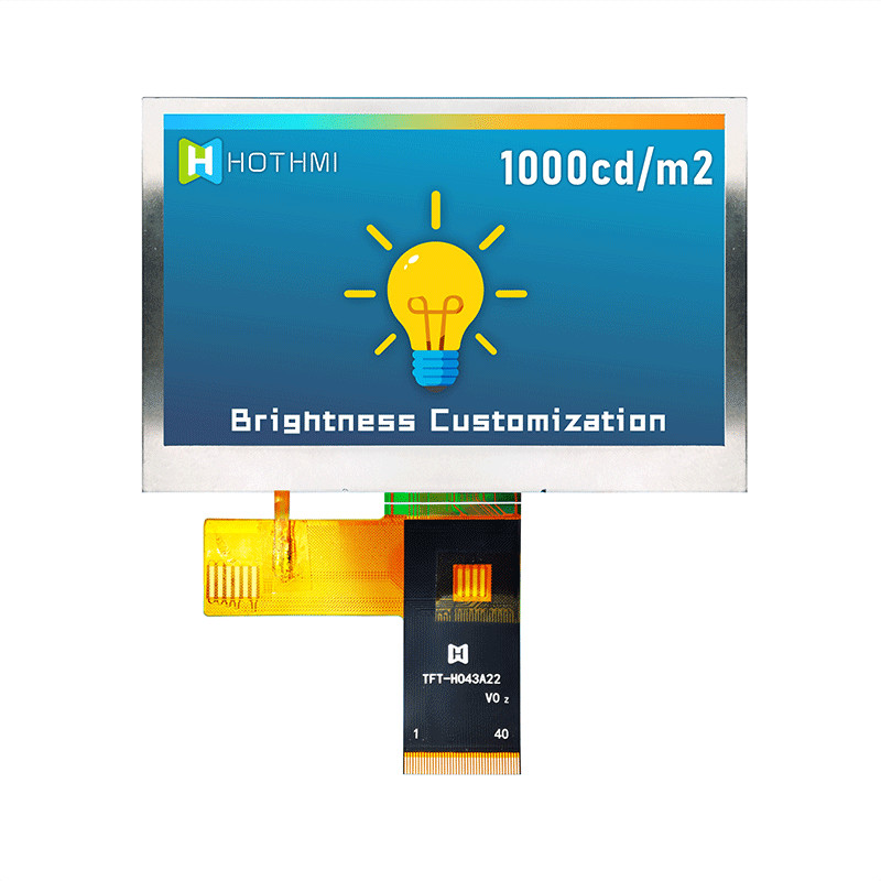 4,3 модуль дисплея LCD IPS температуры дюйма 480x272 MCU широкий