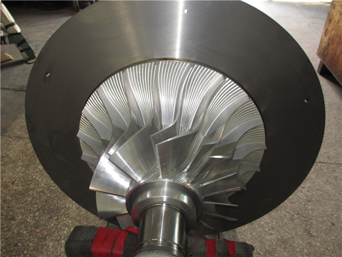 OEM Complicated Structure Turbocharger Rotor Assembly Aluminium Alloy Impeller