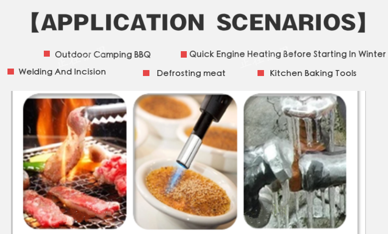 На открытом воздухе располагаясь лагерем оружие пламени БАРБЕКЮ, факел газа бутана 20mm портативный
