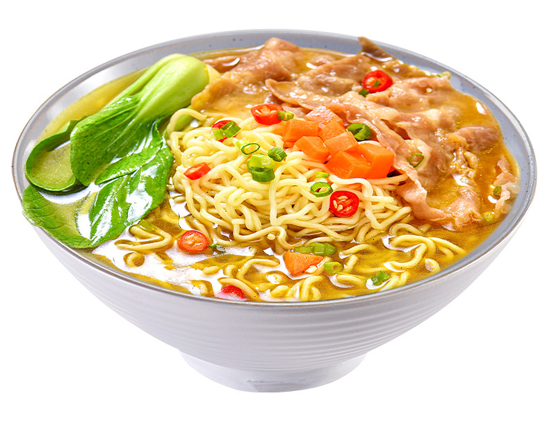 OEM доступны мгновенные лапши Золотой суп Говядина вкус 125г*24