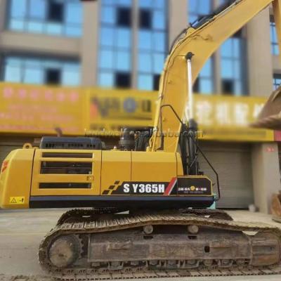 Máquina de escavadeira usada com bomba hidráulica Kawasaki Sany SY365H escavadeira de segunda mão