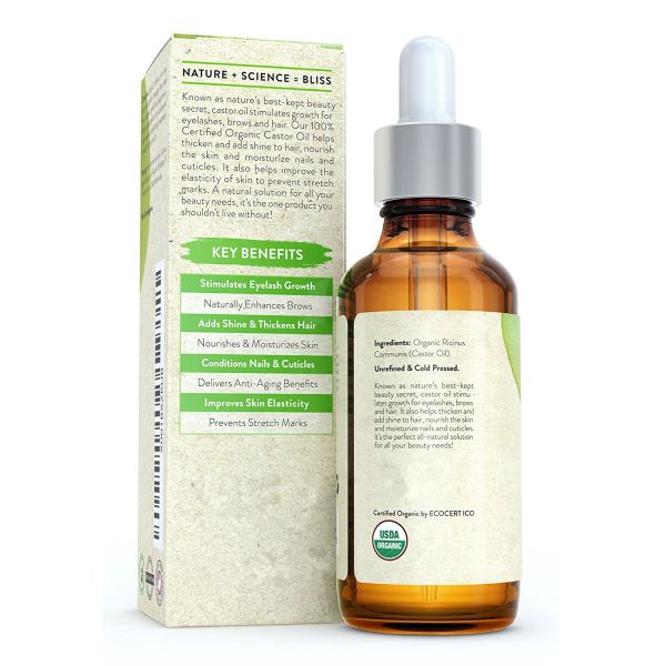 Холод 100% чистый - отжатый гексан касторового масла свободно поддерживает ресницы/рост волос