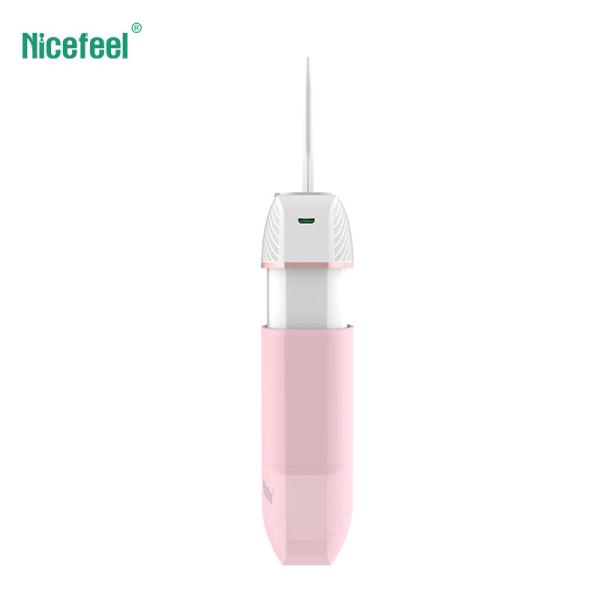 Ipx7 Waterproof Dental Water Flosser Pink 150ml Lady Dental Irrigator