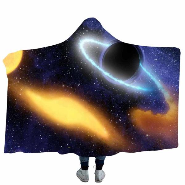 Fantasy series children's adult hooded blanket velvet fabric rectangular hand washable