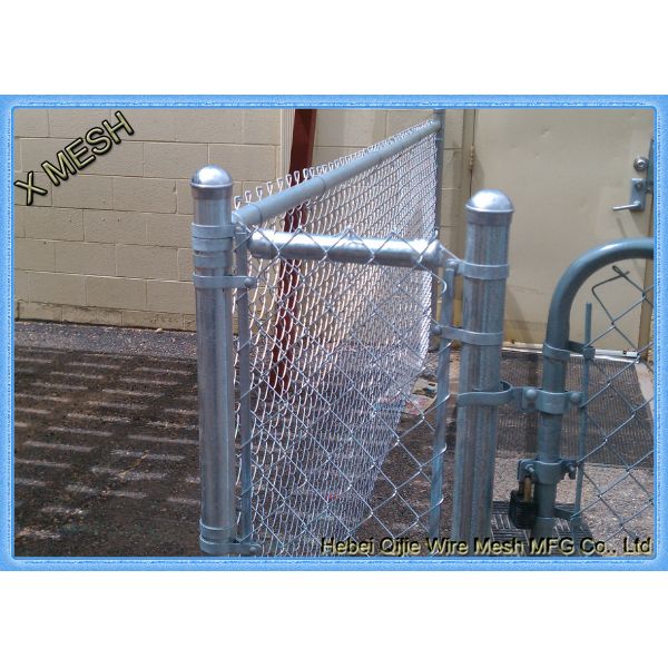 Vinyl Residential Chain Link Security Fence Steel Wire Property Boundary