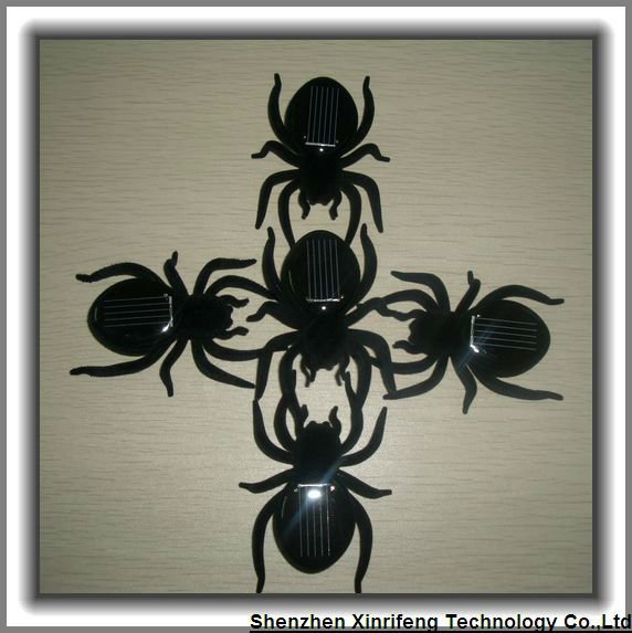 Eco-friendly Gadgets Plastic Small Solar Toys Solar Insect Solar Spider Toys for Kids Toy