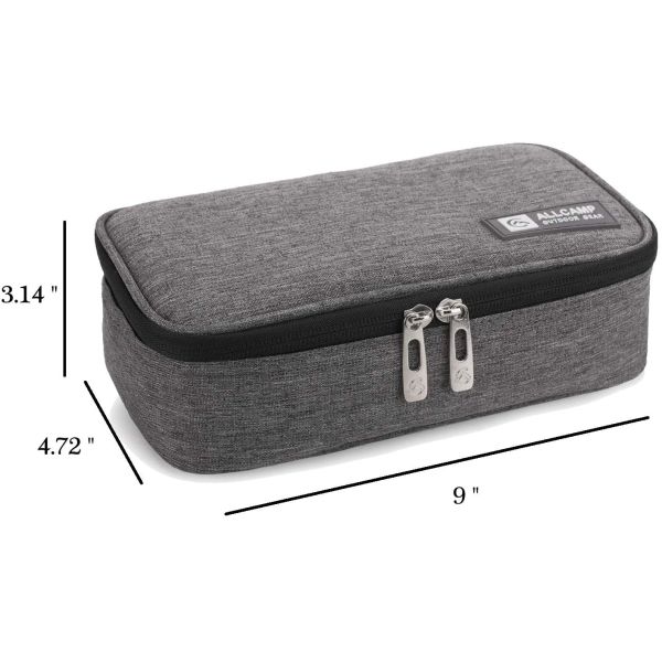 Insulin Cooler Travel Bag with Insulation Liner Keep Your Medication Cold and Organized