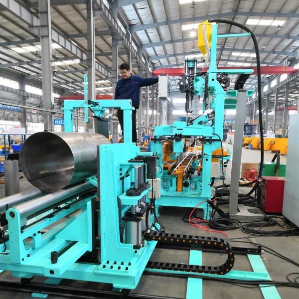 Stainless Steel Water Tank Welding Machine Max 500A Automatic Longitudinal Welder Equipment