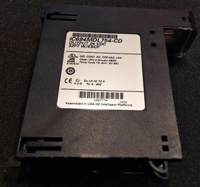 PLC do MÓDULO de SAÍDA IC694MDL754 12 24VDC ESCP 0.75A POSIÇÃO LÓGICA 32 PINTA GE FANUC RX3I