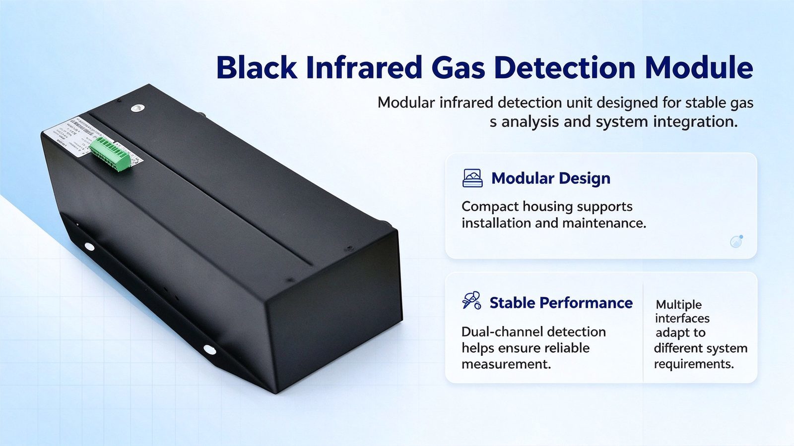 Multi Gas Sensor Module For CO CO2 CH4 SO2 NO NO2 T9010S Response Time