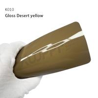 8.0 Mil K010 Gloss Desert Yellow Car Paint Protection Film For Changing Car Body Paint Color