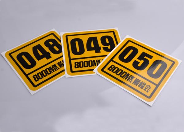 Printing indoor outdoor advertising decal sticker UV resistant PVC material custom
