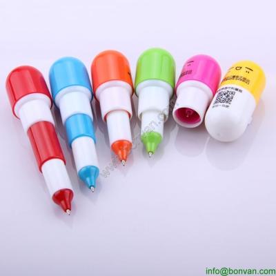 plastic ball pen,cute cheap pill advertising mini ballpen,pill design ball pen