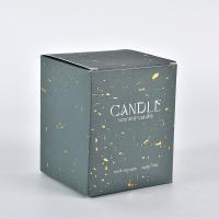 Papel de presente de velas perfumadas verdes Embalagem de caixa impressa com inserção de papelão