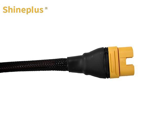 300V insulated braided shield factory wholesale industrial UAV battery charging harness