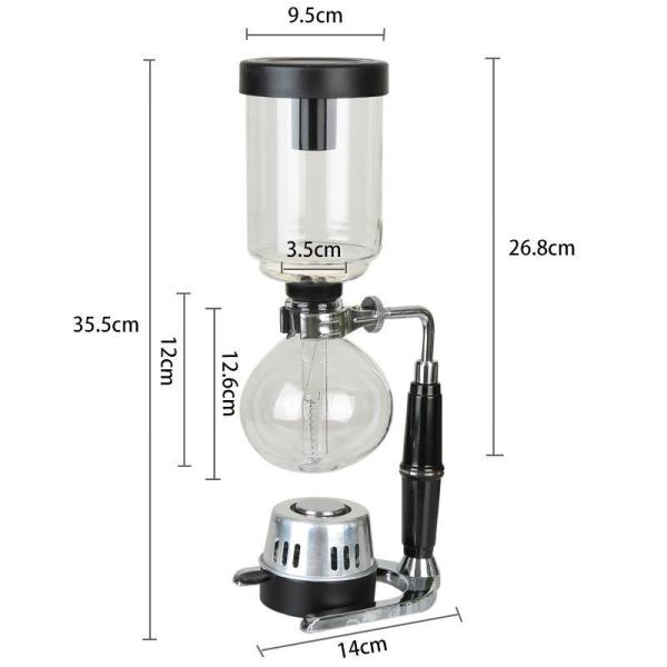 Novo estilo de casa máquina de café sifon Sifon para cafeteira para casa