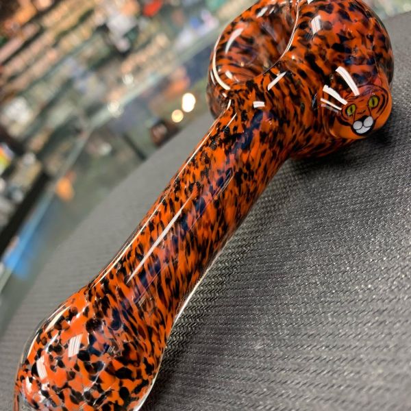 Голубой покрашенная чертой покрашенная мини труба ложки табака 3 дюймов для курения