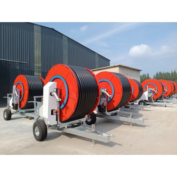 Power Spray Hose Reel Irrigation System With Ultra-Adjustable Spray