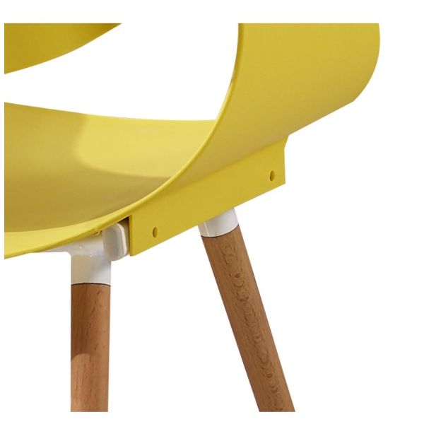 Modern leisure dessert shop dining chair business negotiation clear bar chair high stool coffee shop Nordic simple chair