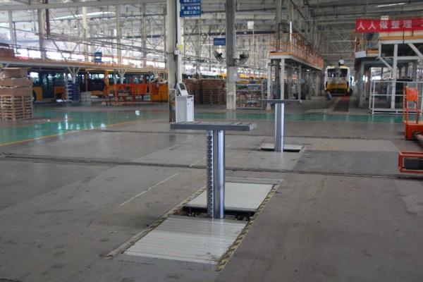 Heavy Duty In Ground Car Lifts Cheap Price Underground Hydraulic Lifting Equipment for Repairing Buses and Trucks