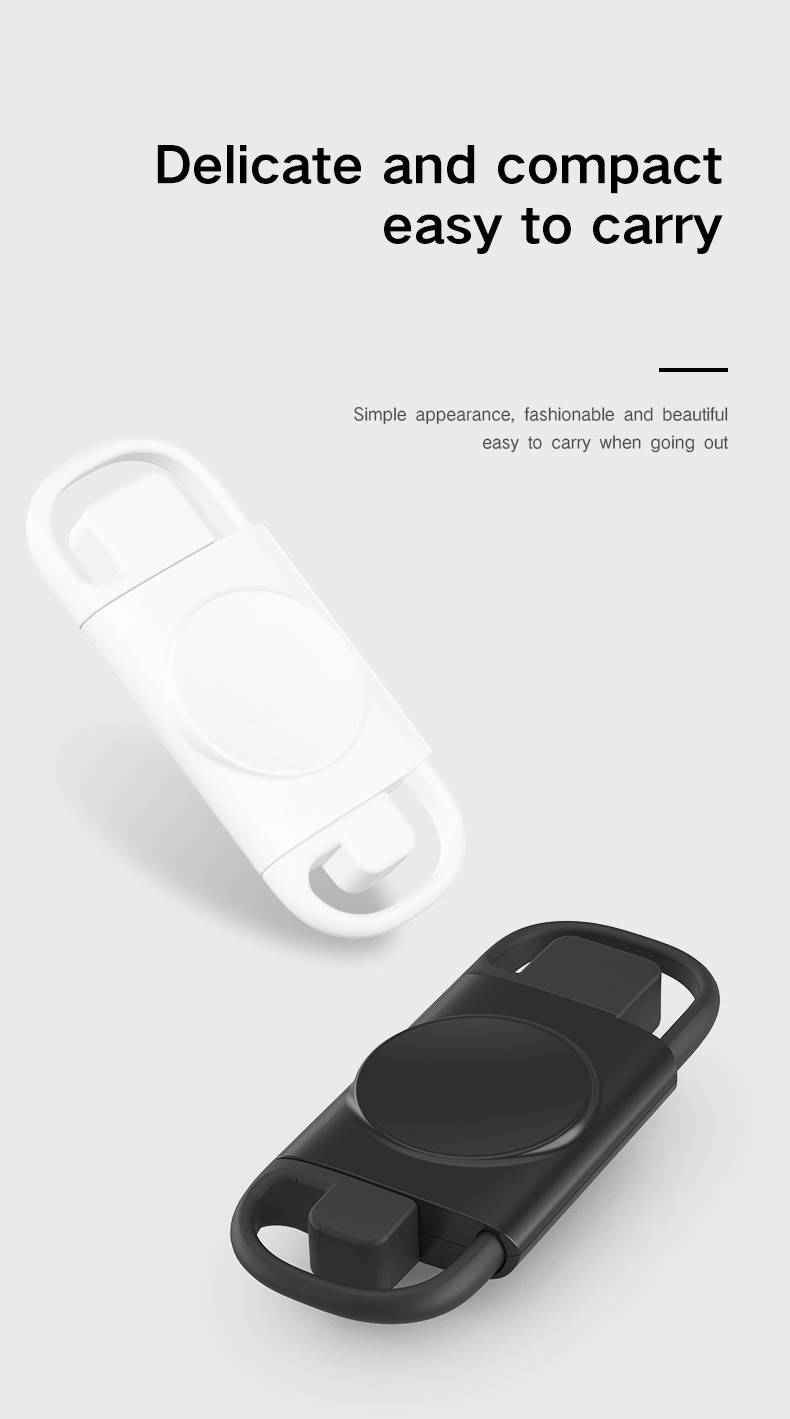 Легкий белый Apple Watch беспроводное магнитное зарядное устройство 5V Входное напряжение