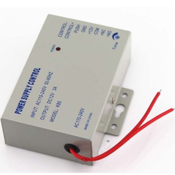 C-Power 12v 3a 36w Single Output Door Access Power Supply for Short Circuit Protection
