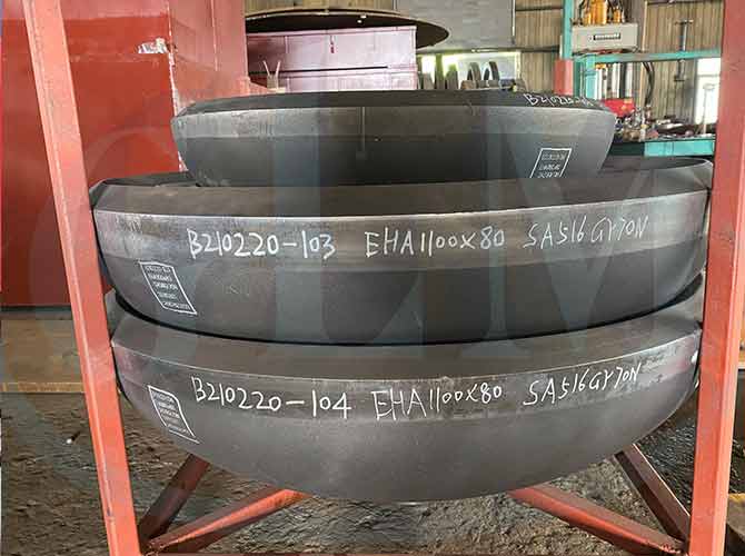 Diatemer 1900mm Thickness 12mm SA 516 Gr 70 Elliptical Dish Head 2:1 For Vessels