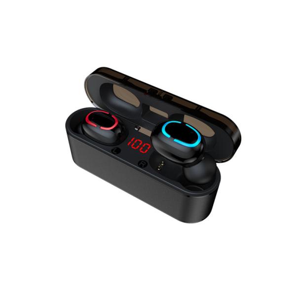 Portable Mini TWS Bluetooth Earphones 5.0 9D Stereo Sound Wireless Earbuds Headsfree Sport Headset LED Power Display