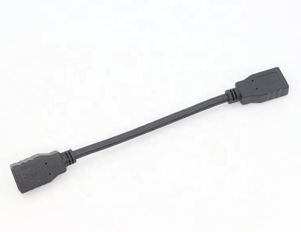 Custom Super Speed Low Profile USB 3.0 A Female to USB 3.0 A Female OTG Extension Data charging Cable