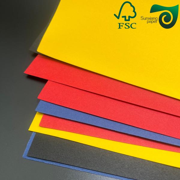 Inkjet Printable Recyclable Water Resistant Colored Fabric Paper FSC Wrapping Paper