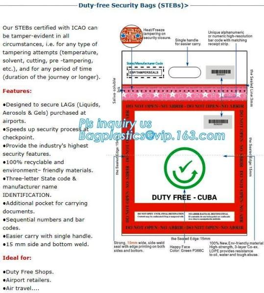 security tamper evident bag envelope bank deposit money bags, Safety Cash Deposit Package Plastic Bank Bag, bagplastics
