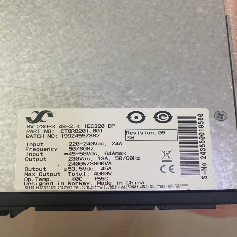 Система интеграции рективетора Eltek 48 Vdc 3 kVA 1ph CTOR0201.001
