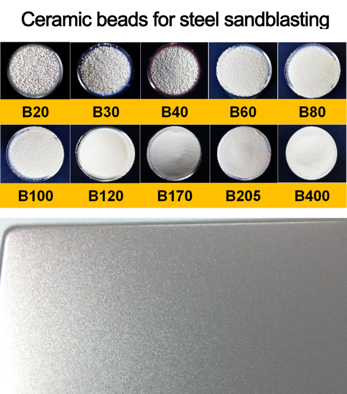 Шарики финиша B400 нержавеющей стали керамические взрывая средства массовой информации упакованные в бочонках 25kgs 55lbs