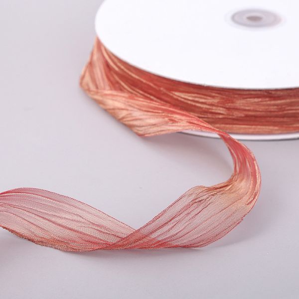 Подарочная упаковка 25 мм Органза лента Корея 2,5 см Прочная проволочная лента