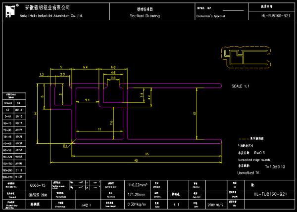 Mill Finished T Slot Aluminium Extrusion Aluminum Structural Extrusions