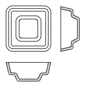 Moulins à semis en aluminium Moulins à semis en 1000lb Moulins à lingots