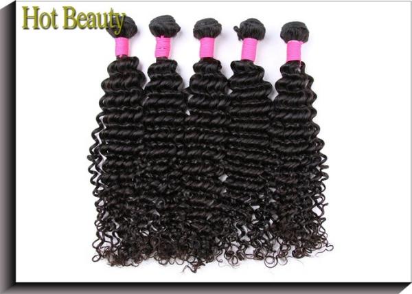 Ombre 3 Tone Natural Wave Peruvian Human Hair Full And Thick Ends For Lady