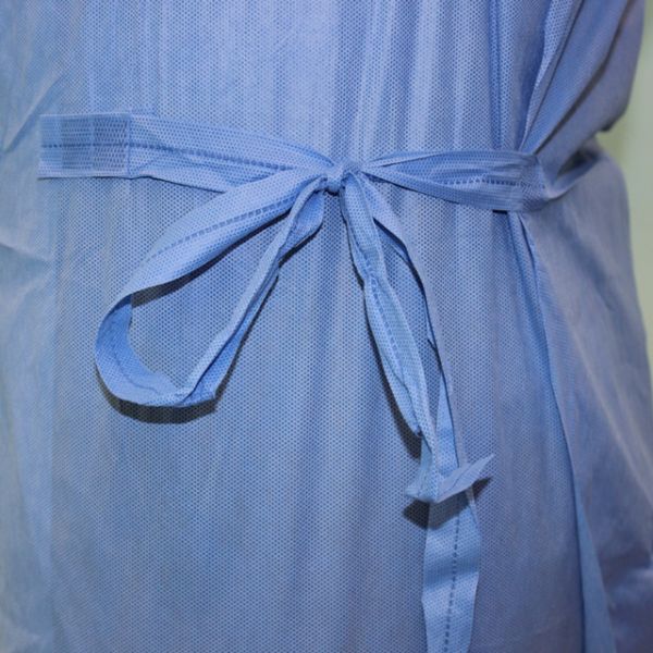 Wood Pulp Spunlace Disposable Surgical Gown