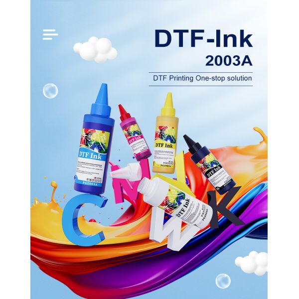 FCOLOR 100ML DTF High Quality White Ink for Epson DTF Paint Printed on DTF Transfer Pet Film for L1800 L805 L1390 Xp600 Printer