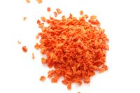 Les puces oranges de légume sec de couleur 5x5mm/ont déshydraté les flocons végétaux
