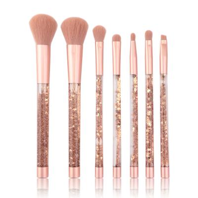 Jogo macio de Microcrystal 7PCS EVA Box Makeup Brushes Travel