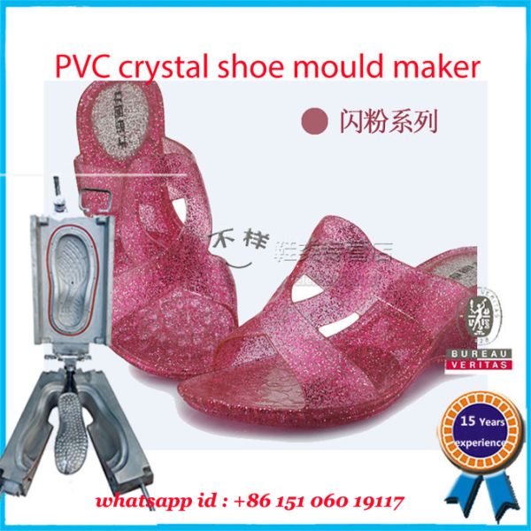 High Heel Footwear Mold Pink Yellow Elegant Crystal Shoe Mould Maker
