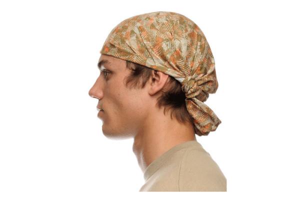 Small Floral Pattern UV  Headwear 25 * 50 CM Good Flexibility For Skate