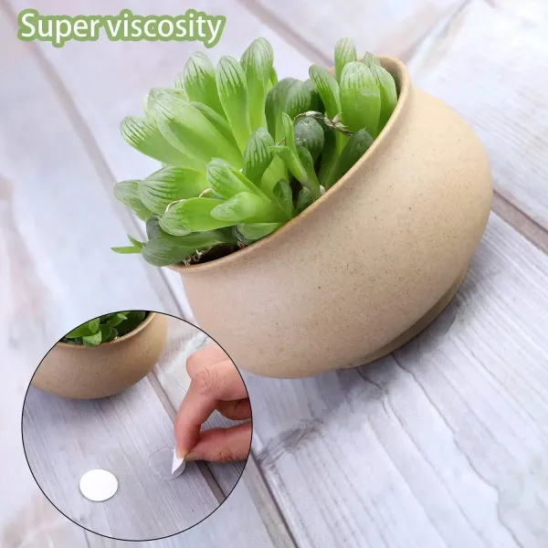 Double Sided 10mm Nano Adhesive Sticker Paper Die Cut for Posters Walls Crafts Sticky Dots That Leave No Traces for Balloons