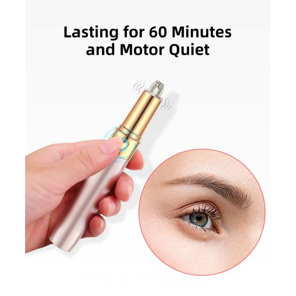 150mAh 60 Minutes 15mm 0.2W LED Eyebrow Trimmer Pen