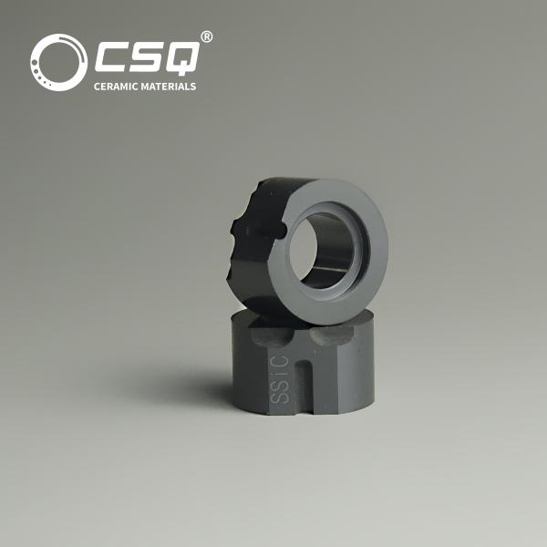 SSiC Bushing Sleeve Industrial Low Noise Silicon Carbide Bush For Gear Pump